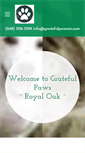 Mobile Screenshot of gratefulpawsmi.com